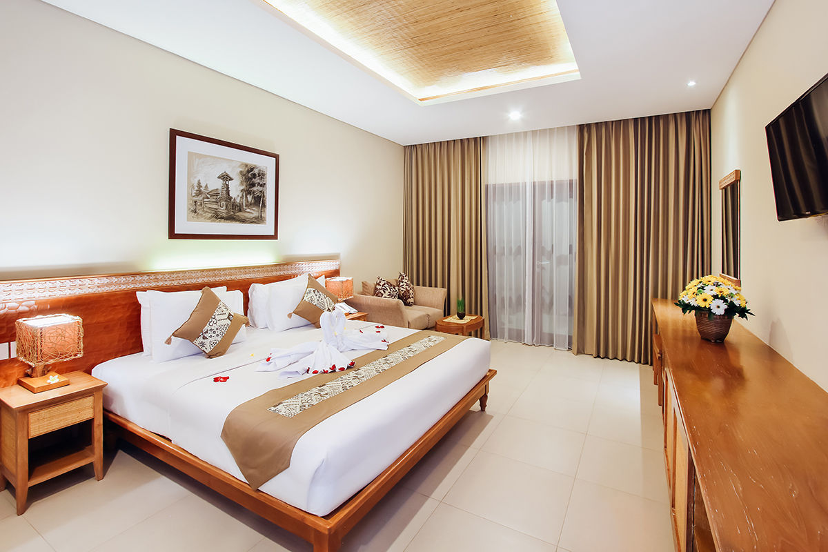 Deluxe Double Bed Radha Phala Resort Ubud Bali (3)