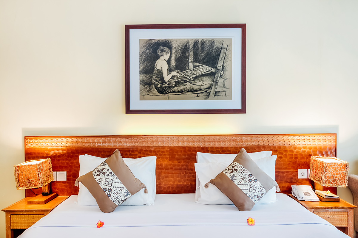 Deluxe Double Bed Radha Phala Resort Ubud Bali