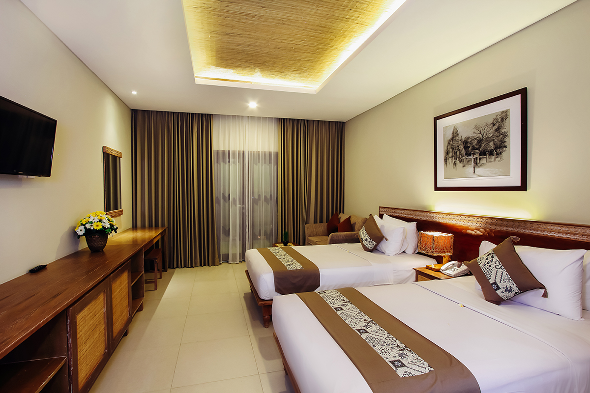 Deluxe Twin Bed Radha Phala Resort Ubud Bali (2)