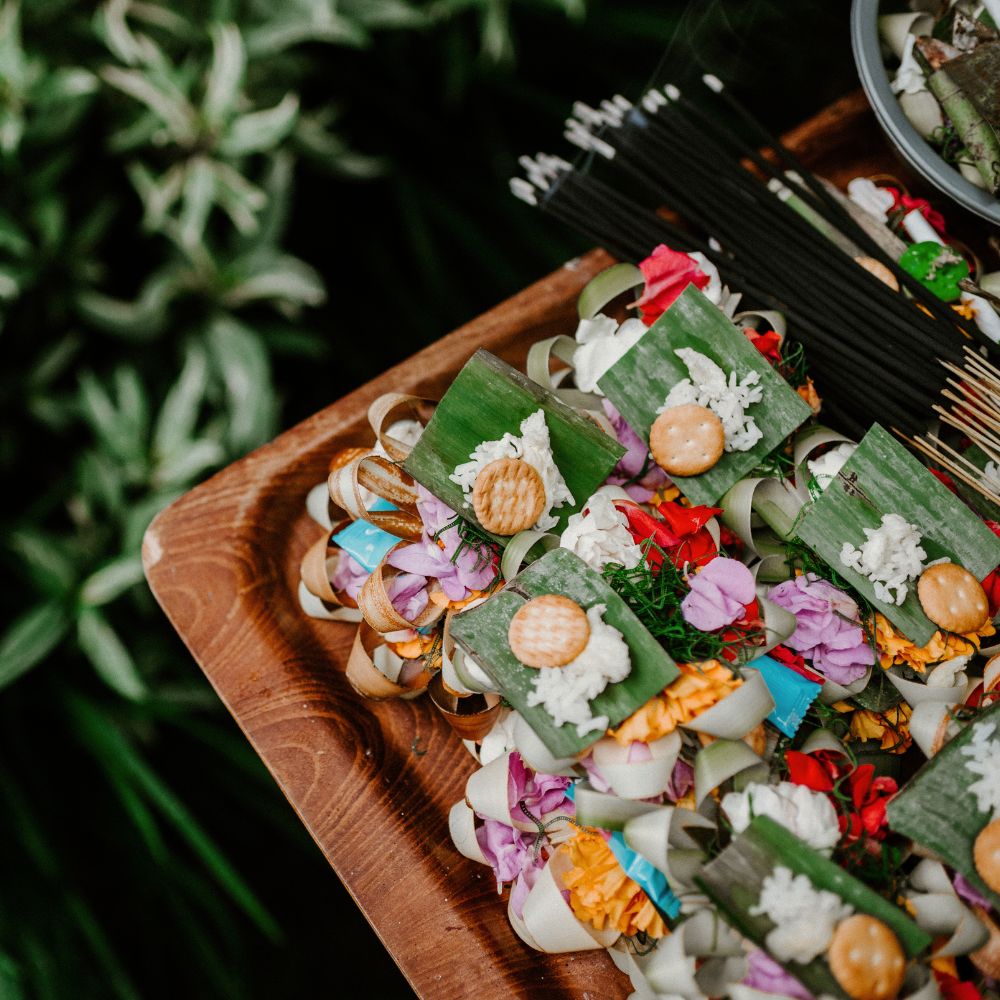 Balinese Offering Making